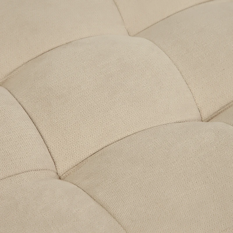 Пуф банкетка складной большой Дели Delicatex светло бежевый ящик для хранения