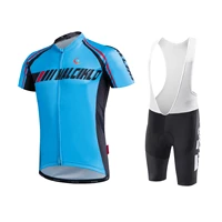 malciklo mens cycling jersey blue sweat absorbing sunscreen mountain bike riding short sleeve suit