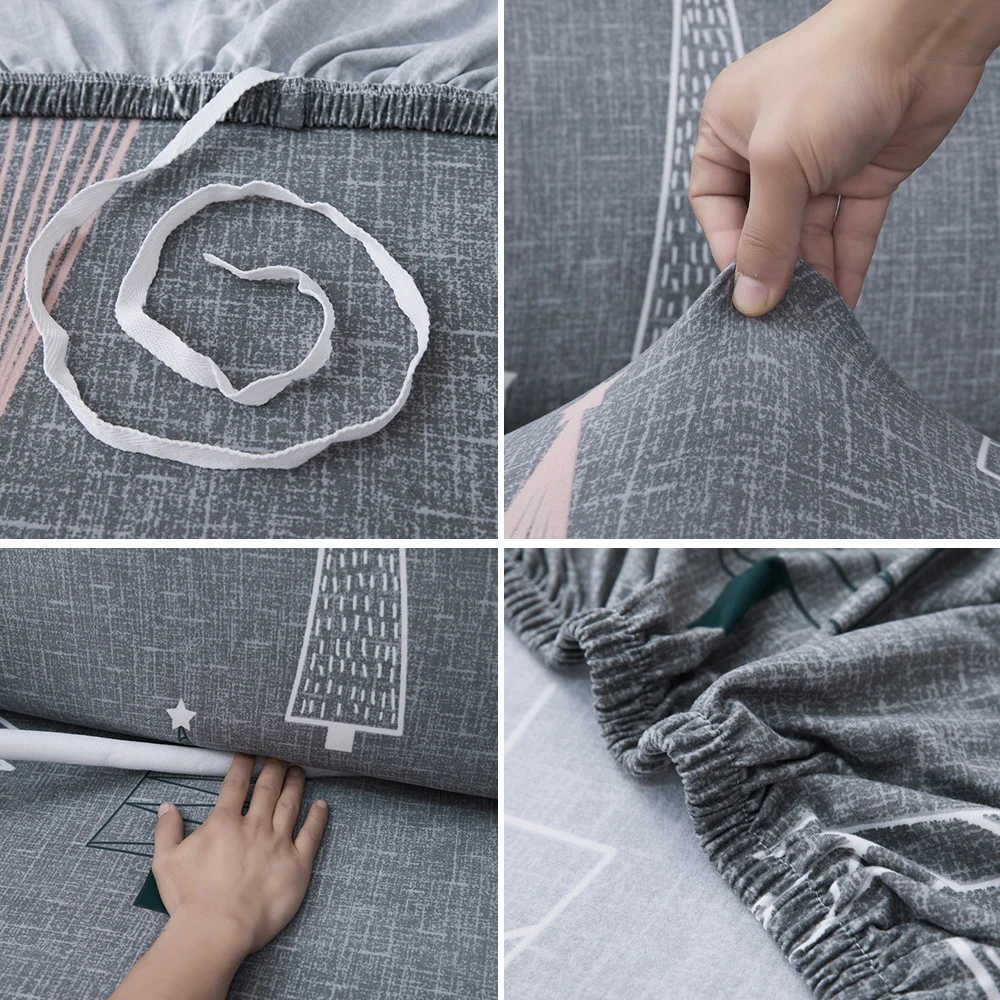 Напечатанные 2 шт. стрейч Чехлы для углового дивана l образный диван гостиная