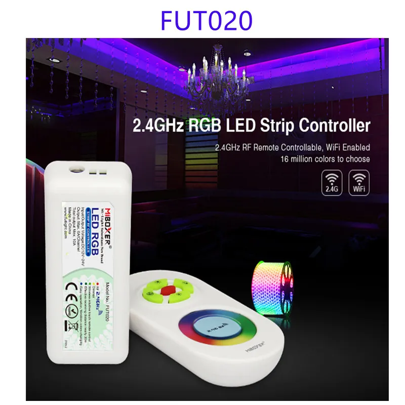Miboxer 2.4GH FUT020 021 022 025 027 028 двойной белый одноместный цвет Светодиодная лента LED