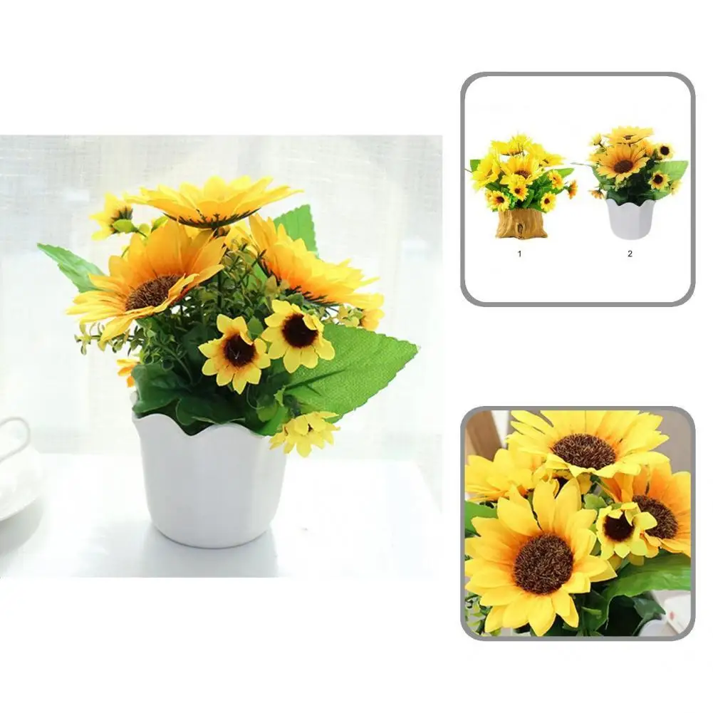 

Realistic 1Pc Special Table Centerpieces Artificial Potted Plant Wide Application Fake Flower Eco-friendly for Party