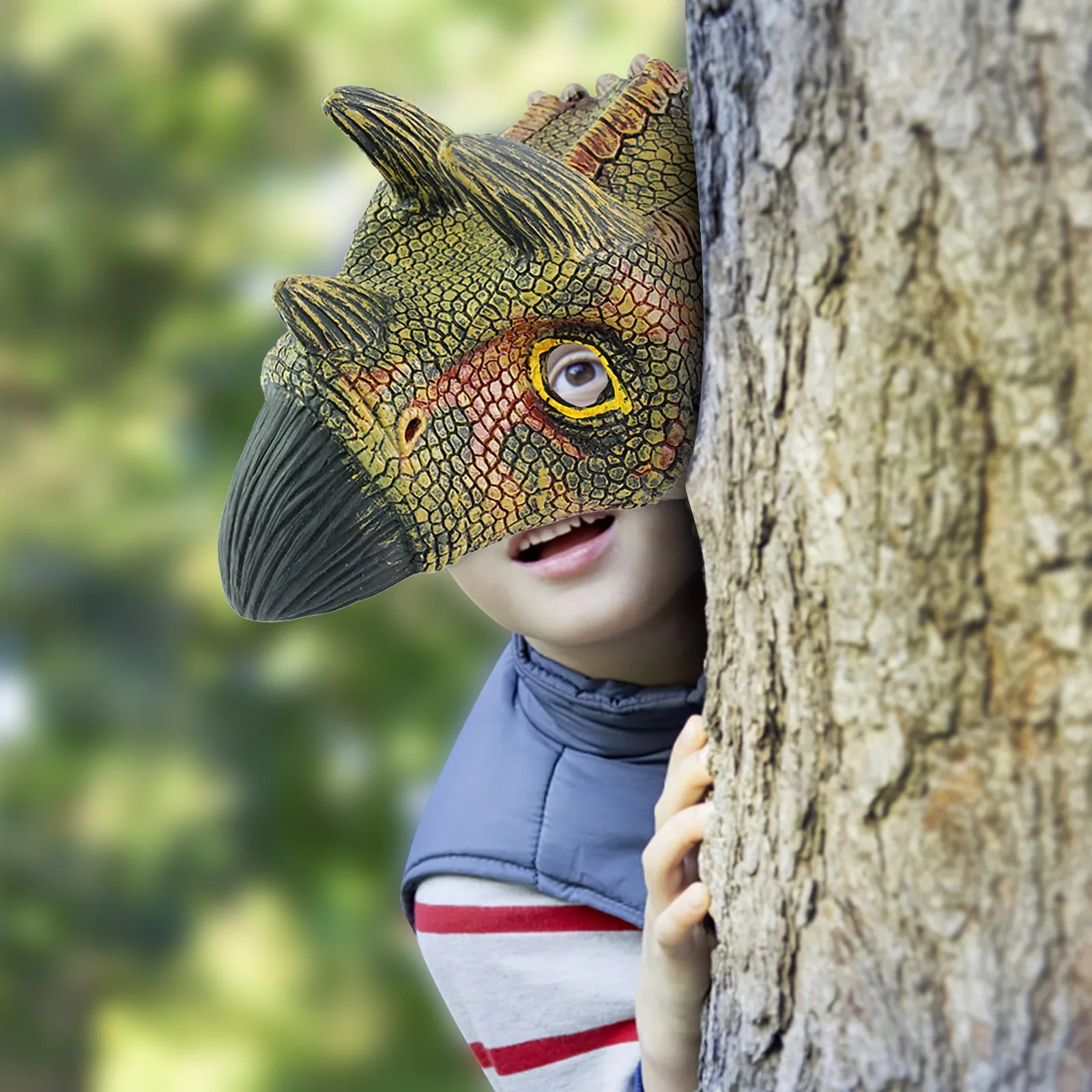 Новая маска дракона подвижная динозавра движущаяся челюсть для Хэллоуина