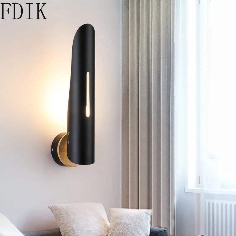 Современная промышленная настенная ретро-лампа железная прикроватная лампа