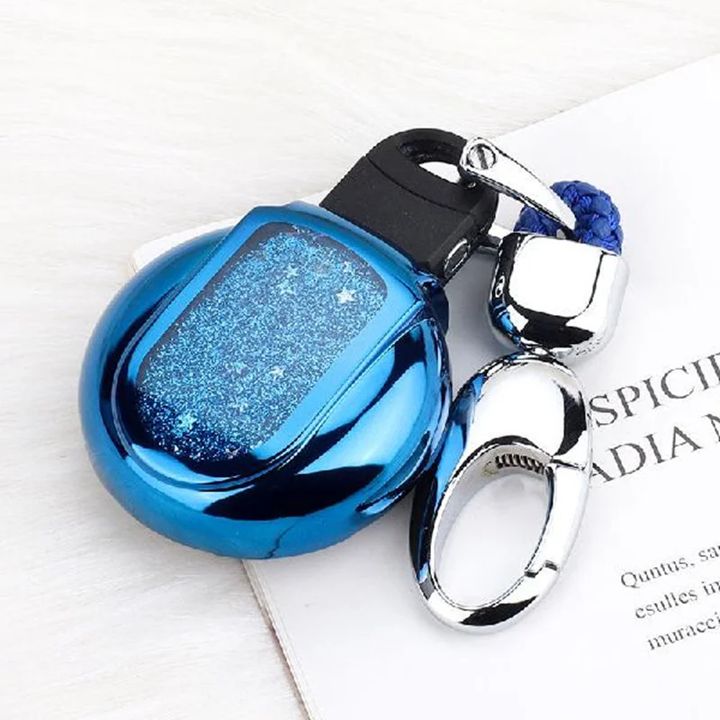 Модный мягкий ТПУ чехол для автомобильного ключа с зыбучим песком Чехол BMW MINI COOPER