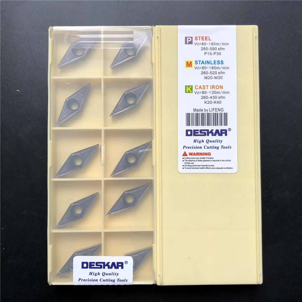 10 шт. карбидные вставки для нержавеющей стали|Токарный инструмент| |