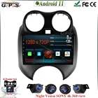 Android 11 для Nissan March K13 2010 - 2013 Автомобильный мультимедийный видеоплеер навигатор GPS DVD IG android Авто BT WIFI