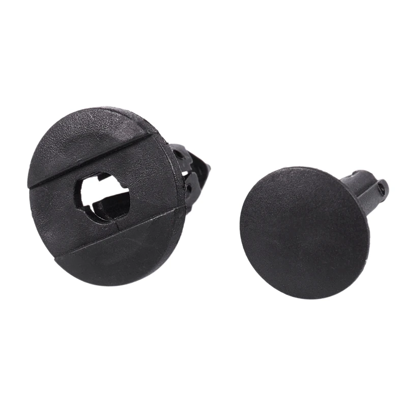 

100 Pcs 8mm Hole Plastic Rivets Fastener Push Clips & 12 Pcs Mini Screw Plastic Car Cover Clips 6mm Diameter for Honda