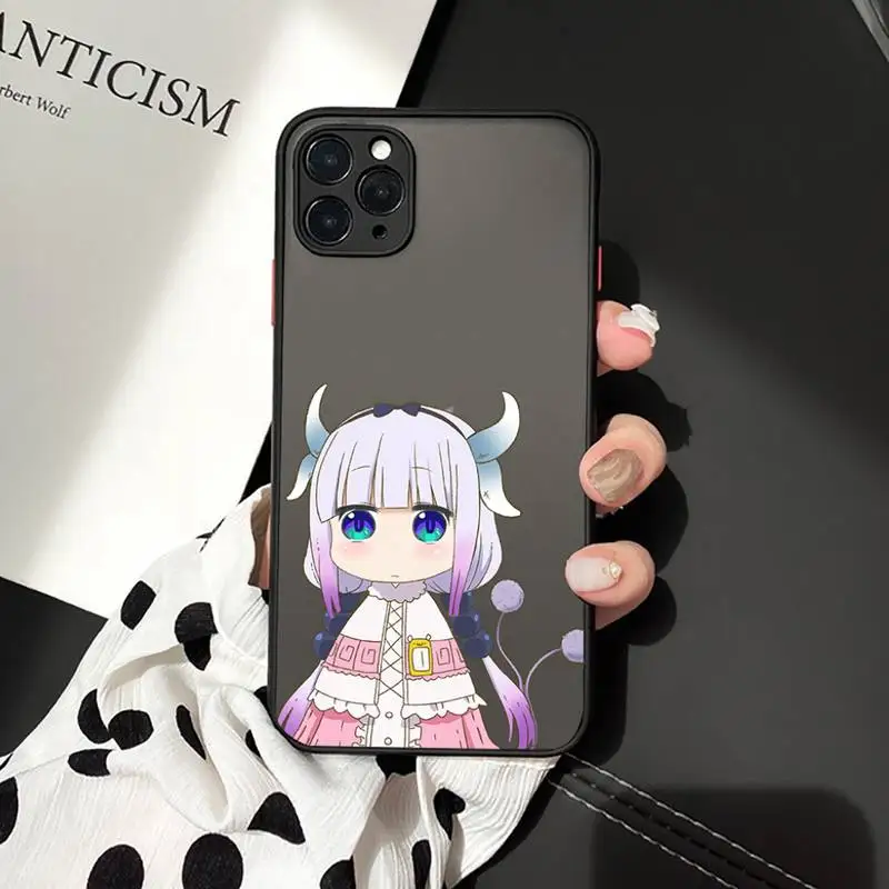 

Kanna Kamui Phone Case For iphone 12 11 7 8 plus mini x xs xr pro max matte transparent cover