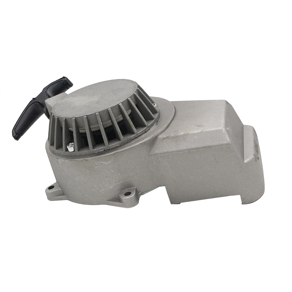 Серебристый 47cc 49cc алюминиевый мини мотовездеход с отдачей стартер внедорожный