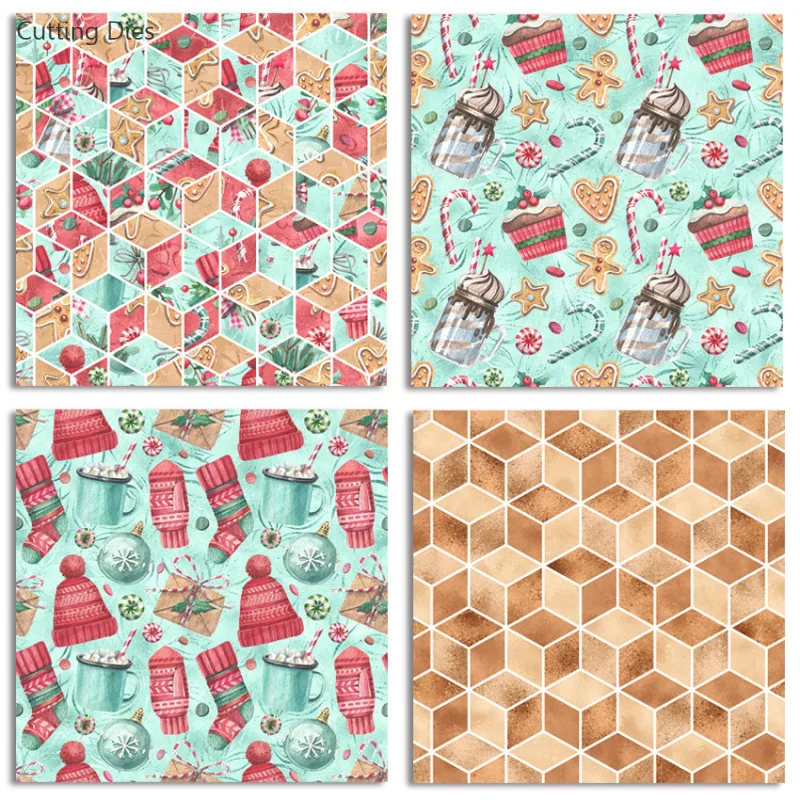 Самоклеящиеся бумажные стикеры для скрапбукинга 12 листов|Крафт-бумага| |