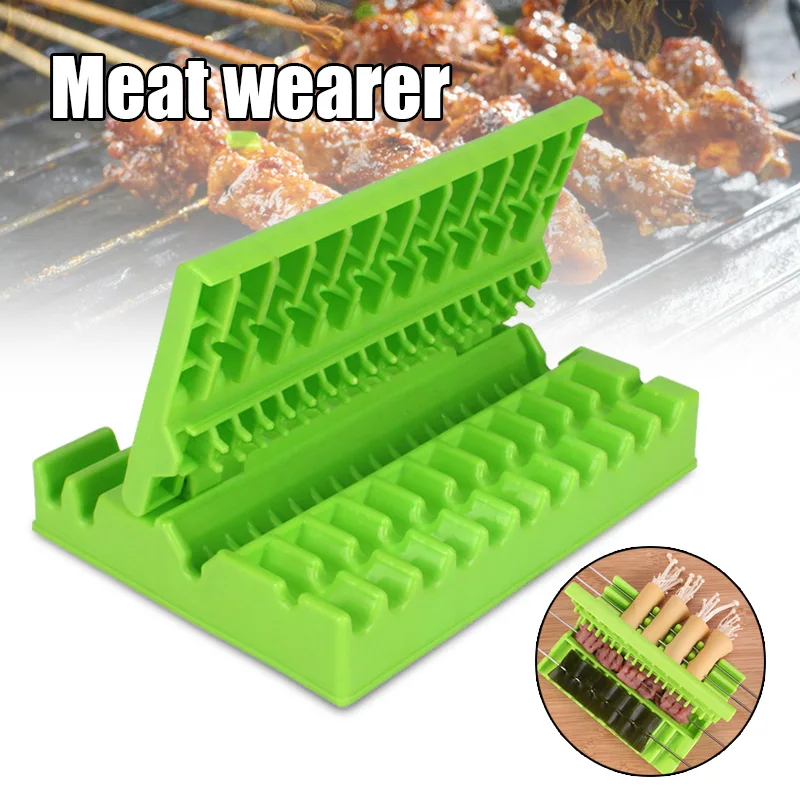 Шампура для шашлыка приготовления барбекю Стрингер руководство овощи еда