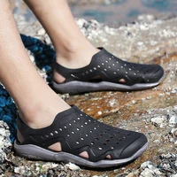 coslony beach sandals slippers with holes slates 2020 new arrive hole breathable shoes for men light sandalias outdoor summer