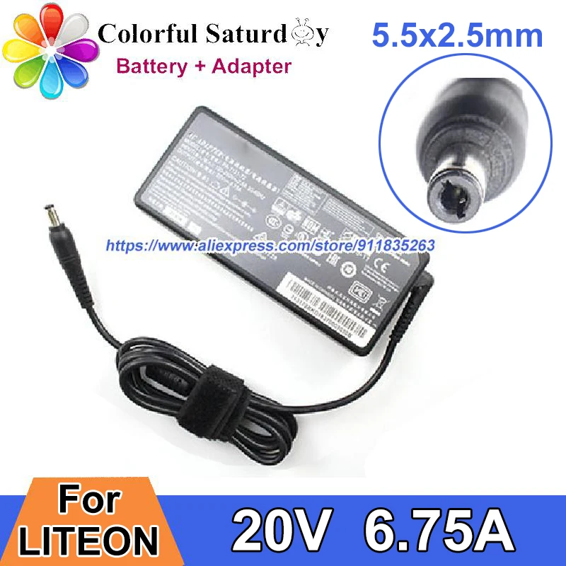 

Original LITEON PA-1131-72 Power Adapter 20V 6.75A For STARTECH DK30C2DPPD For KENSIGNTON SD2400T DOCK Laptop Charger A16-135P1A