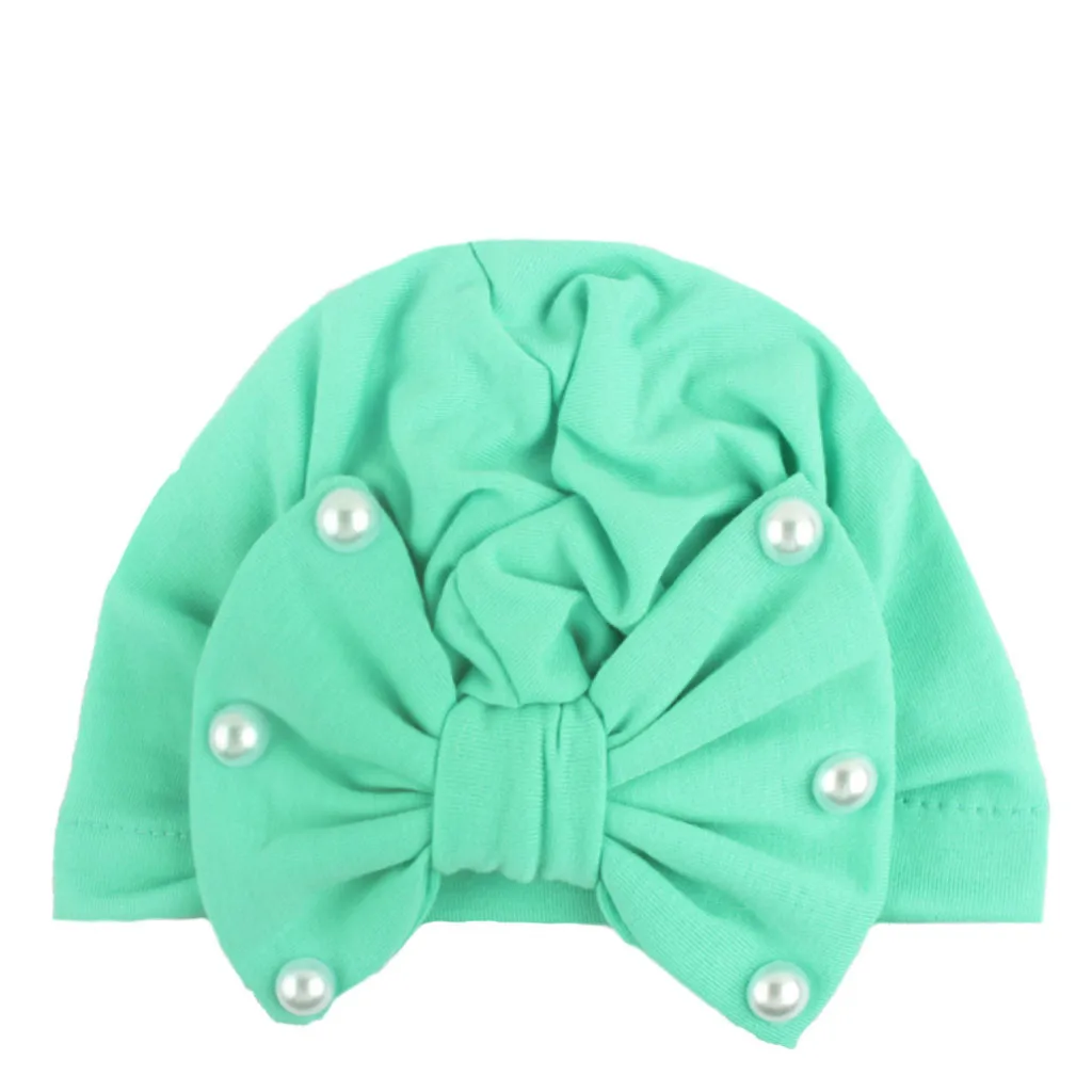Детская Шапка новинка новорожденный мальчик девочка однотонный галстук-бабочка