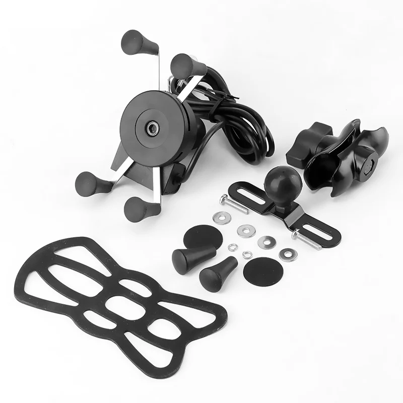 Универсальный держатель для телефона из алюминиевого сплава на руль мотоцикла