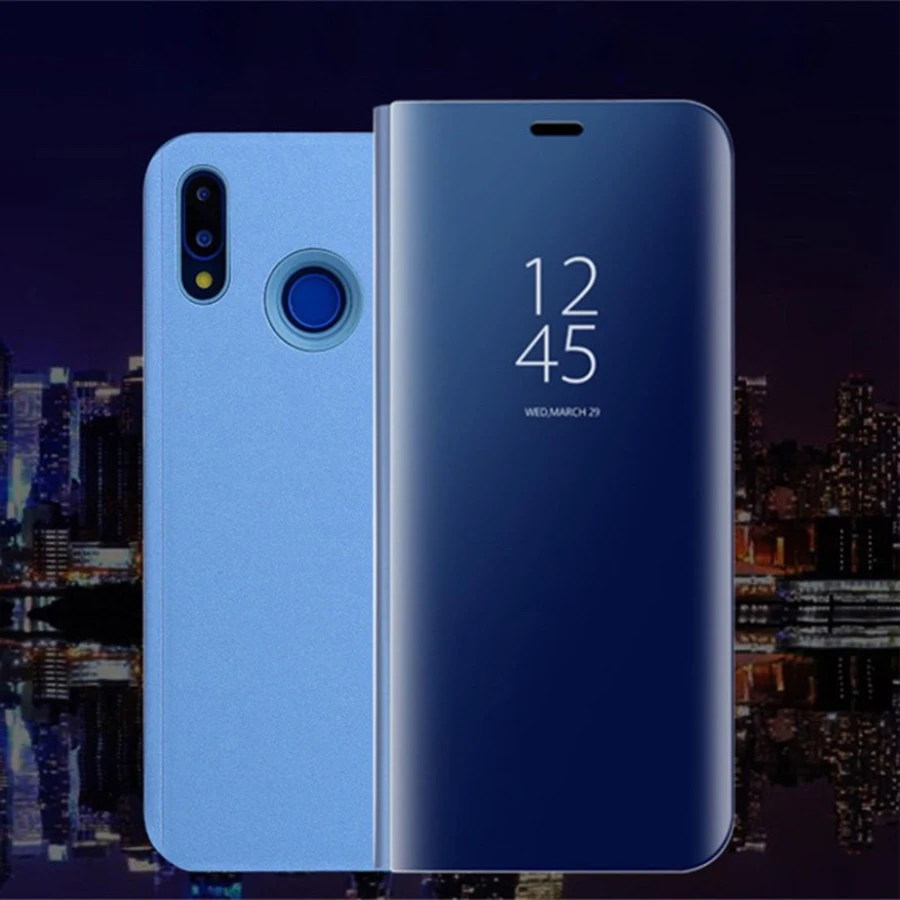 Зеркало заднего вида КРЫШКА ДЛЯ Vivo V9 V11 Pro V11i V7 Plus кожаный бумажник флип чехол с