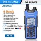 Рация ABBREE AR-F6, 6 диапазонов, двойной дисплей, 999CH, многофункциональный VOX DTMF, SOS, цветной дисплей, Любительское радио