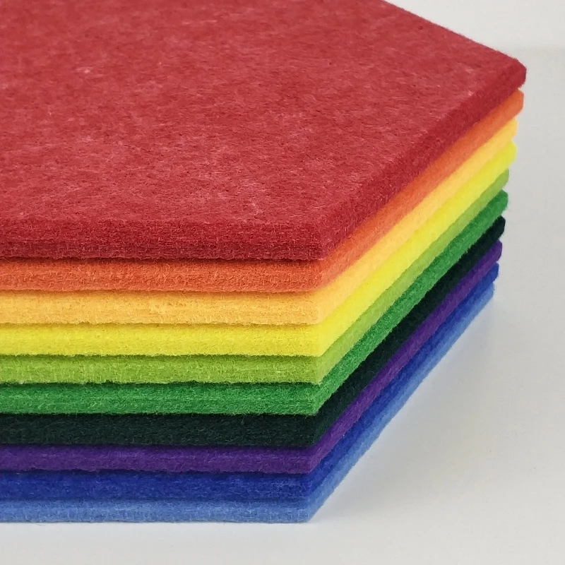 10 шт. 3D войлочные шестигранные наклейки на стену с надписью доской для сообщений