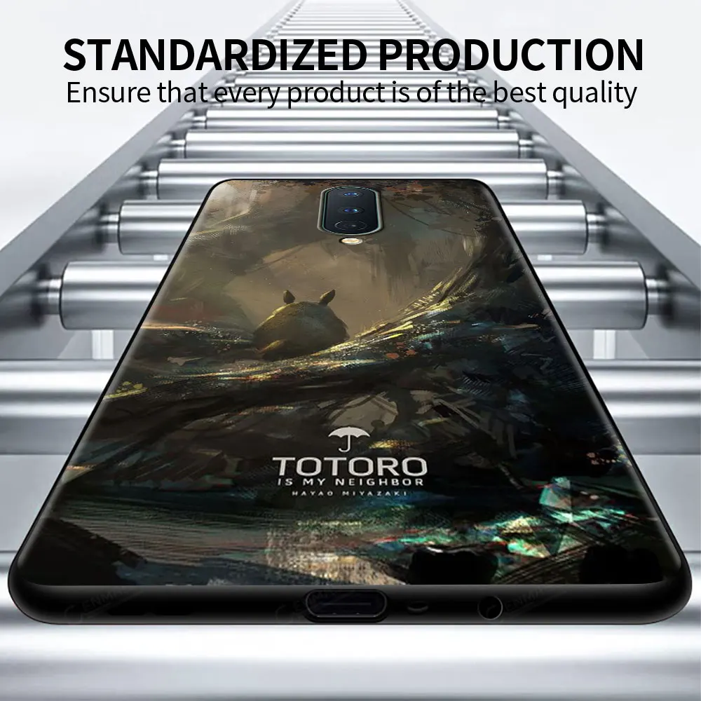 shockproof case for oneplus 8t 7 8 pro 9 nord z 7t n10 2 n100 n200 ce 9r 5g black soft phone cover shell japan anime tototro cas free global shipping