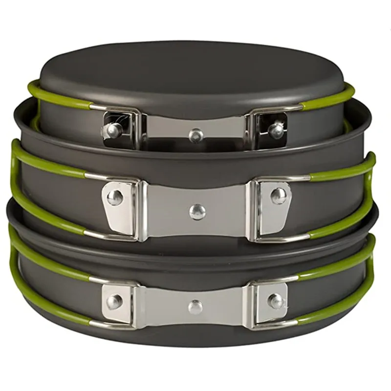 Набор посуды для кемпинга столовые принадлежности пешего туризма легкое Уличное