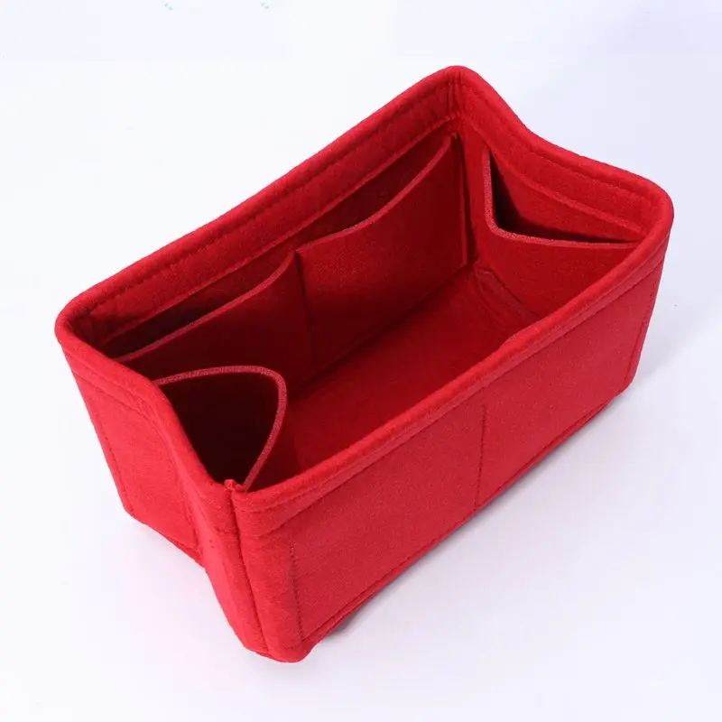 

Felt Insert Bag Makeup Handbag Organizer Travel Inner Purse Portable Cosmetic Bags Storage Tote Q1FA