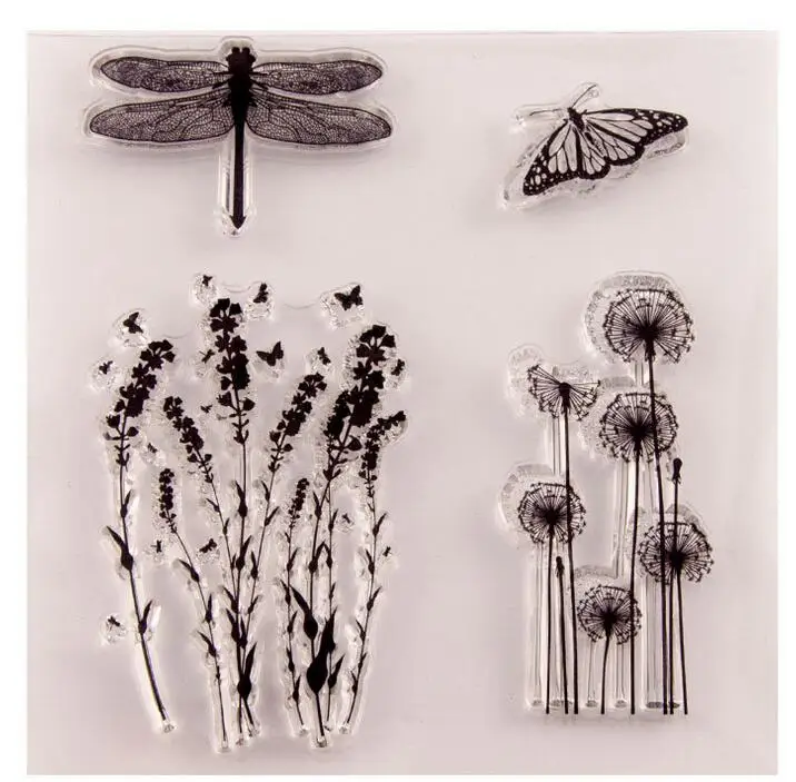 Прозрачная печать для DIY прозрачные силиконовые штампы динозавр ПВХ резиновые |