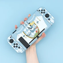 GeekShare Nintend Switch Case Kawaii Alice in Wonderland Cartoon Girl Hard Cover Back Grip Shell For Nintendo Switch Accessories