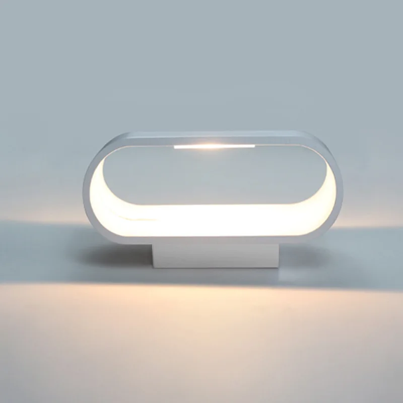 

Wall Lights Led 5W AC85-265V Corridor Up and Down Lighting Round Indoor Bedside Hotel Bedroom Stair Lamp Background Wall Lamp