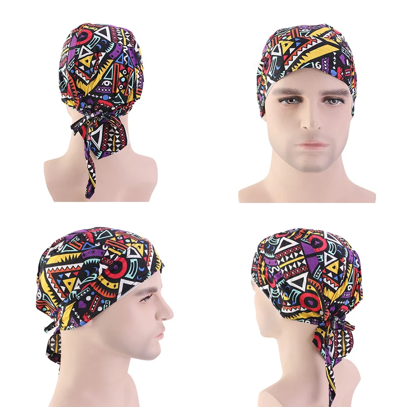 Шелк дюраг Атлас мужской Durags парик бандана пиратская шляпа бандо Cheveux Женская повязка на голову эластичная повязка Haarbanden Voor Vrouwen