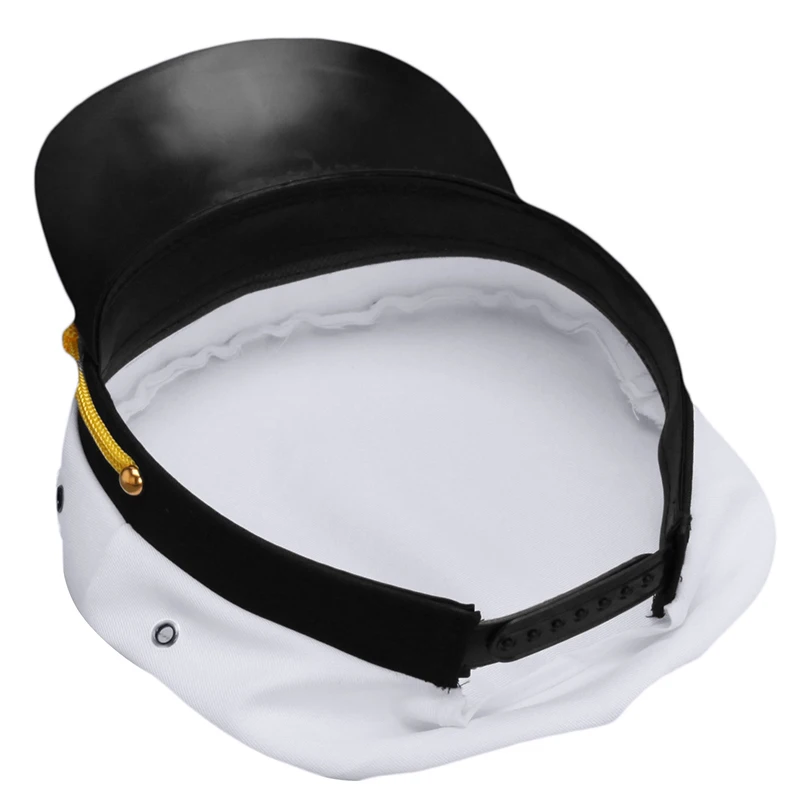 

2021 The Latest Navy Marine Yacht Boat Ship Sailors Navy Captain Military Cap Adult Unisex Fancy Dress Supplies High Quality