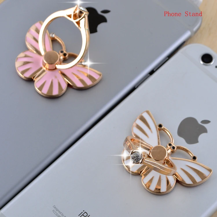 Телефон подставка держатель с кольцом для пальца поддержка в форме бабочки