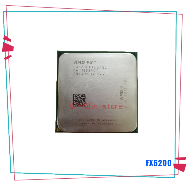 Процессор AMD FX серии FX-6200 FX 6200 FX6200 3,8 ГГц шестиядерный процессор FD6200FRW6KGU разъем AM3