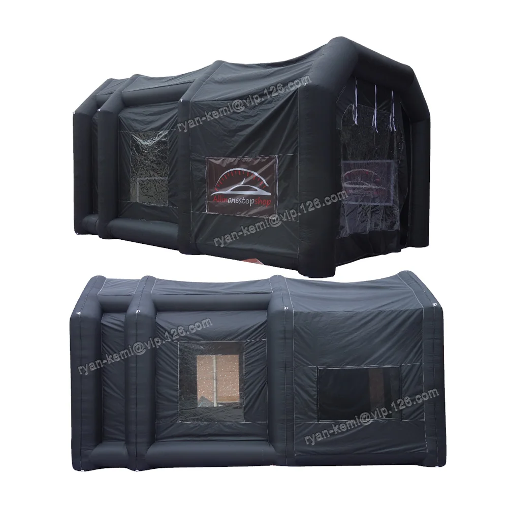 

Переносная надувная камера для покраски автомобилей, 6,7 мм x 4,4 мВт X 3,65 МХ, черная, надувная камера для покраски автомобилей