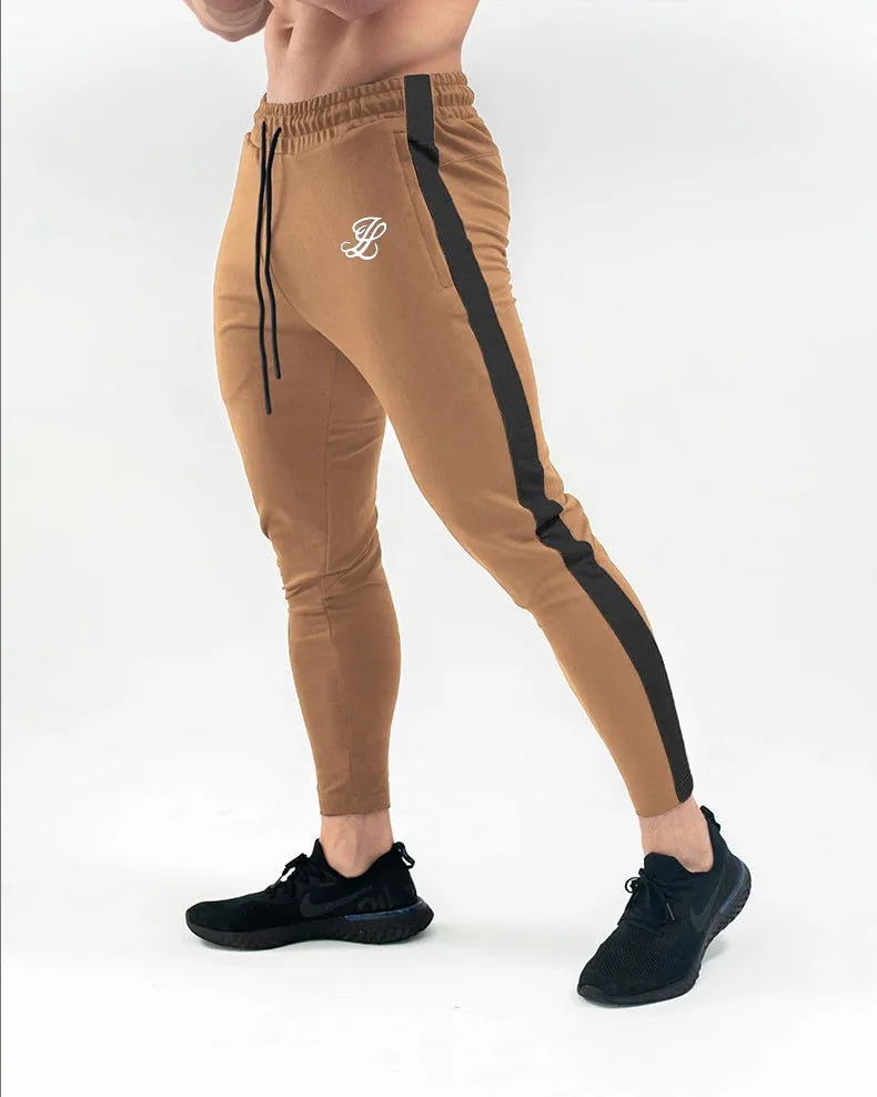

2021 New Men's Sports Pants Men's Casual Gym Pants Sik Men's Pants Brand High Quality Large Size Summer/spring Jogging Pants