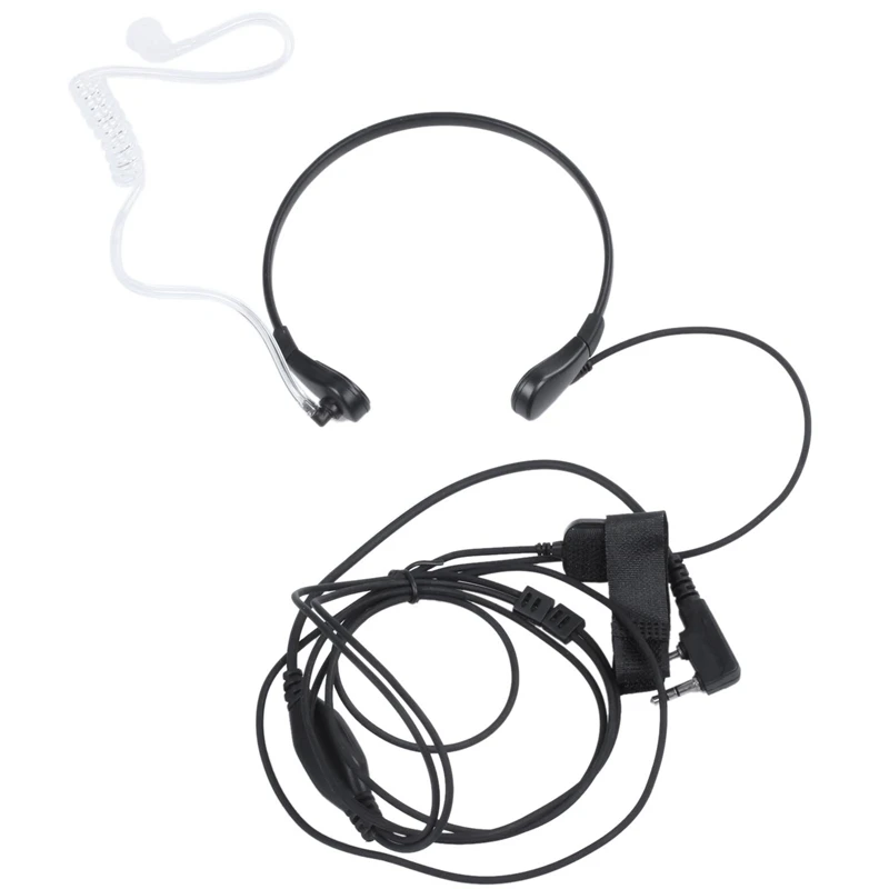 Горло Mic PTT наушник для Kenwood BAOFENG UV 5R Baofeng BF 888S Retevis H777 RT3 RT TYT QUANSHENG Ham Радио