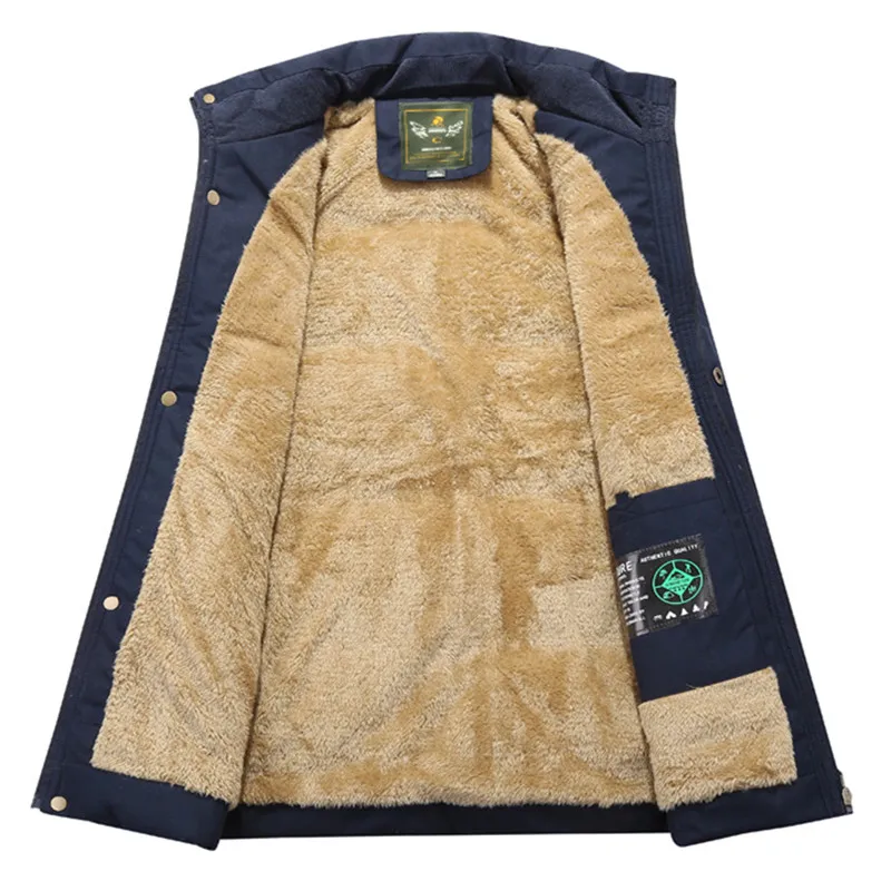 2020 Autumn Winter Fleece Vest Men Coat Thicken Warm Sleeveless Jacket Outdoor Hiking Climbing Trekking Waistcoat Plus Size 6XL | Спорт и