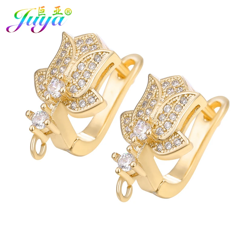 Juya, сделай сам, серьги, ювелирные изделия, Mkaing, аксессуары, застежка, серьги, крючки и застежки для модных жемчужных сережек, материал для изготовления - Цвет: Gold