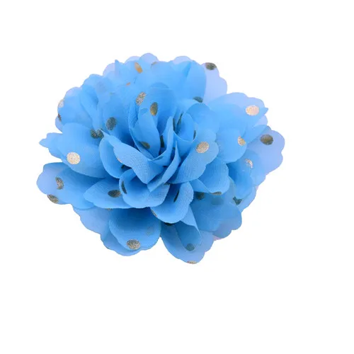 light blue 1 шт. большие цветочные украшения на шею собаки с волнистыми горками шифон материал ошейник для собак и кошек Подвески Аксессуары для ухода за животными без воротника - Цвет: light blue