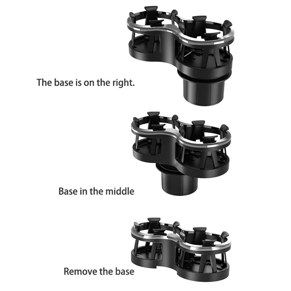 Универсальный автомобильный двойной держатель для чашки Внутренний органайзер