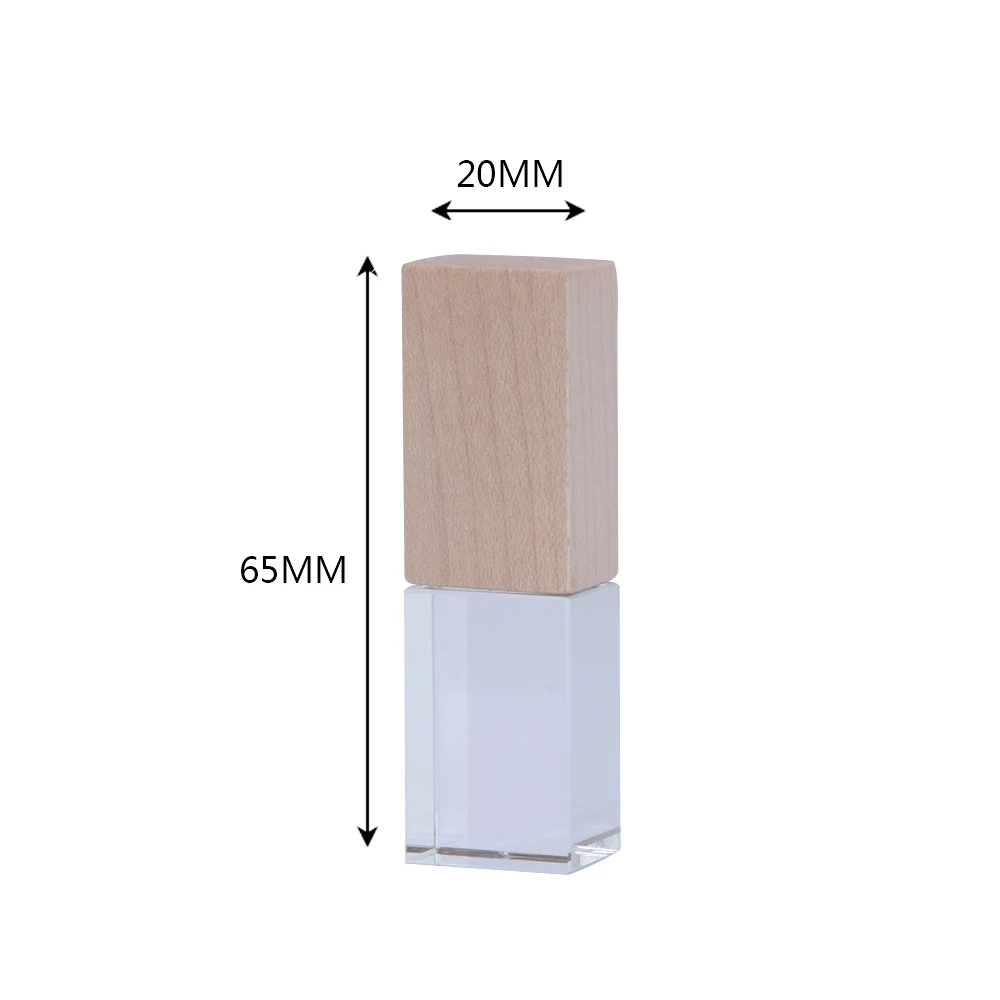 

USB 2.0 High Speed Writing Reading Colorful LED light premium LED pendrive With Box 8GB 16GB 32GB 64GB 128GB Waterproof