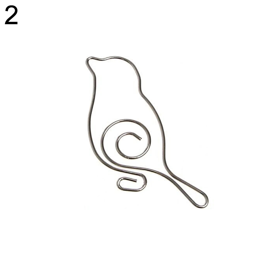 Милая птица цветок кошка бумажные зажимы Pin Закладка Памятка офисная школа