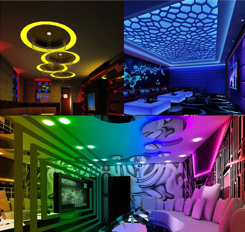 Светодиодные ленты лампы 5 м 3528 RGB полосы светодиодные света SMD светильники