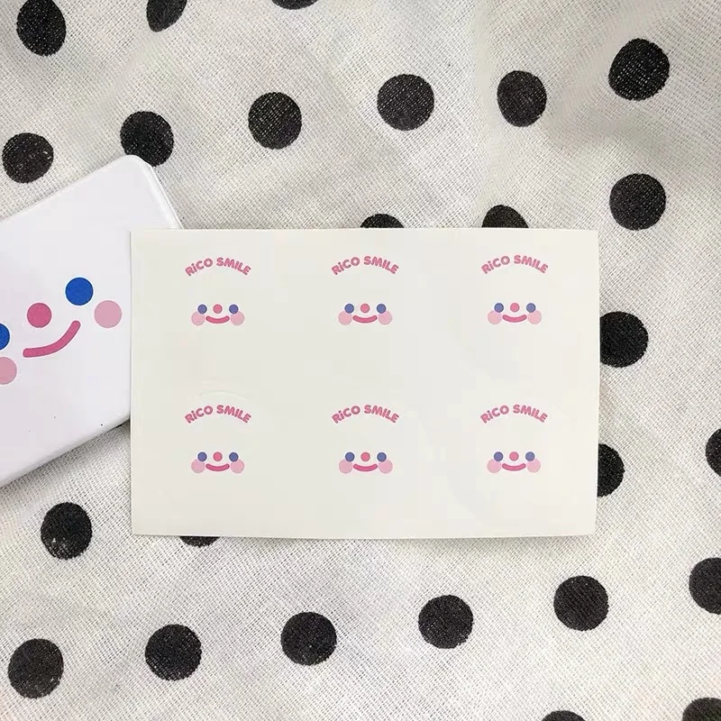 Happy monkey 5 листов/упаковка Kawaii стикер s для Слим коробка наклейка с милым рисунком для слизи контейнеры банки DIY Декор Подарочная игрушка