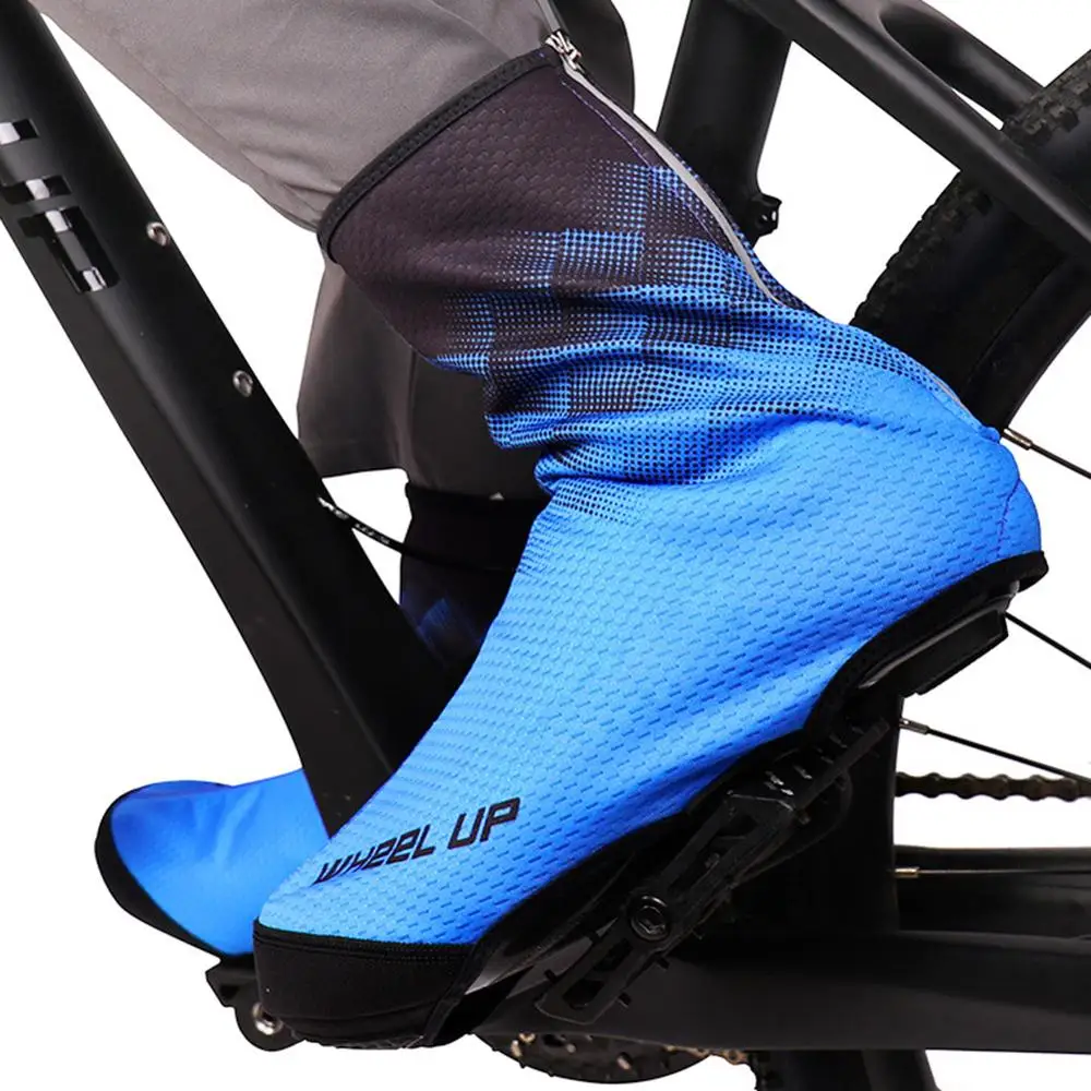 

Bicycle Shoe Covers Thermal Fleece-Lined Shoe Cover Waterproof Windproof Warm Overshoes with Reflective Zipper Bike Shoe Cover