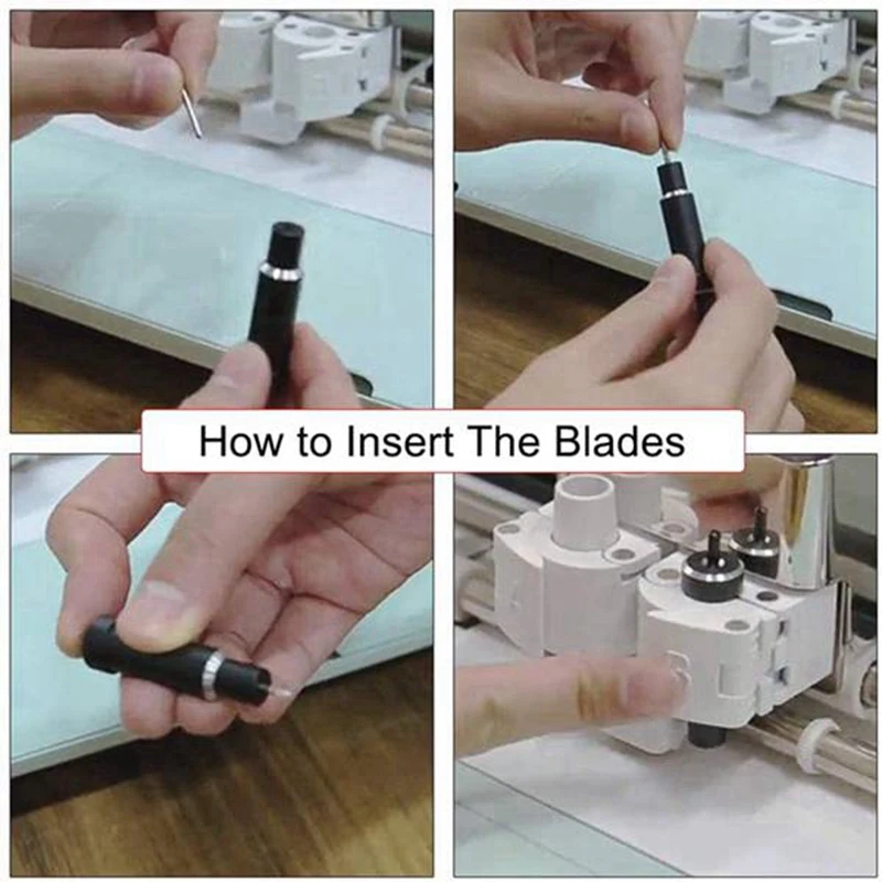 30/45/60 градусов для режущего плоттера Roland Cricut режущие лезвия из винила машины