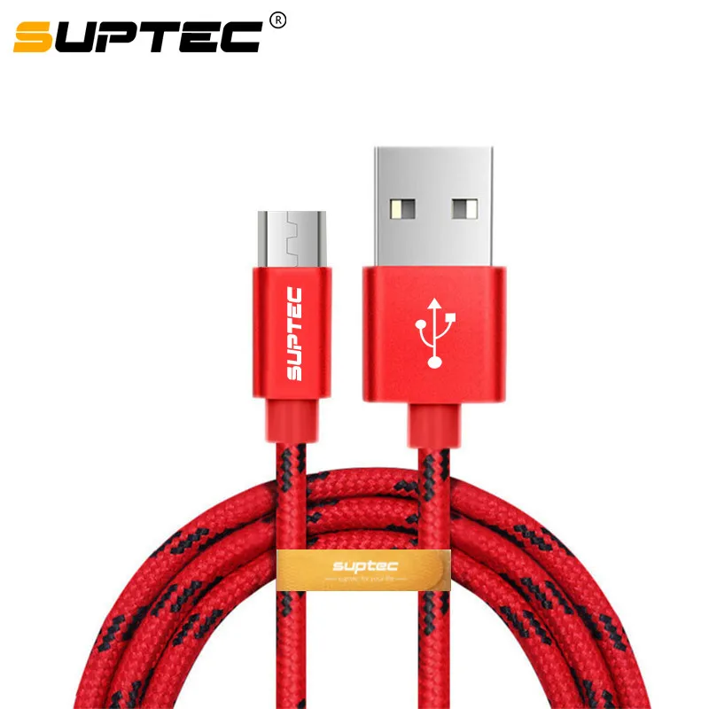 

SUPTEC 3M Micro USB Cable 2.4A Fast Data Sync Charging Cable For Samsung Huawei Xiaomi LG Andriod Microusb Mobile Phone Cables