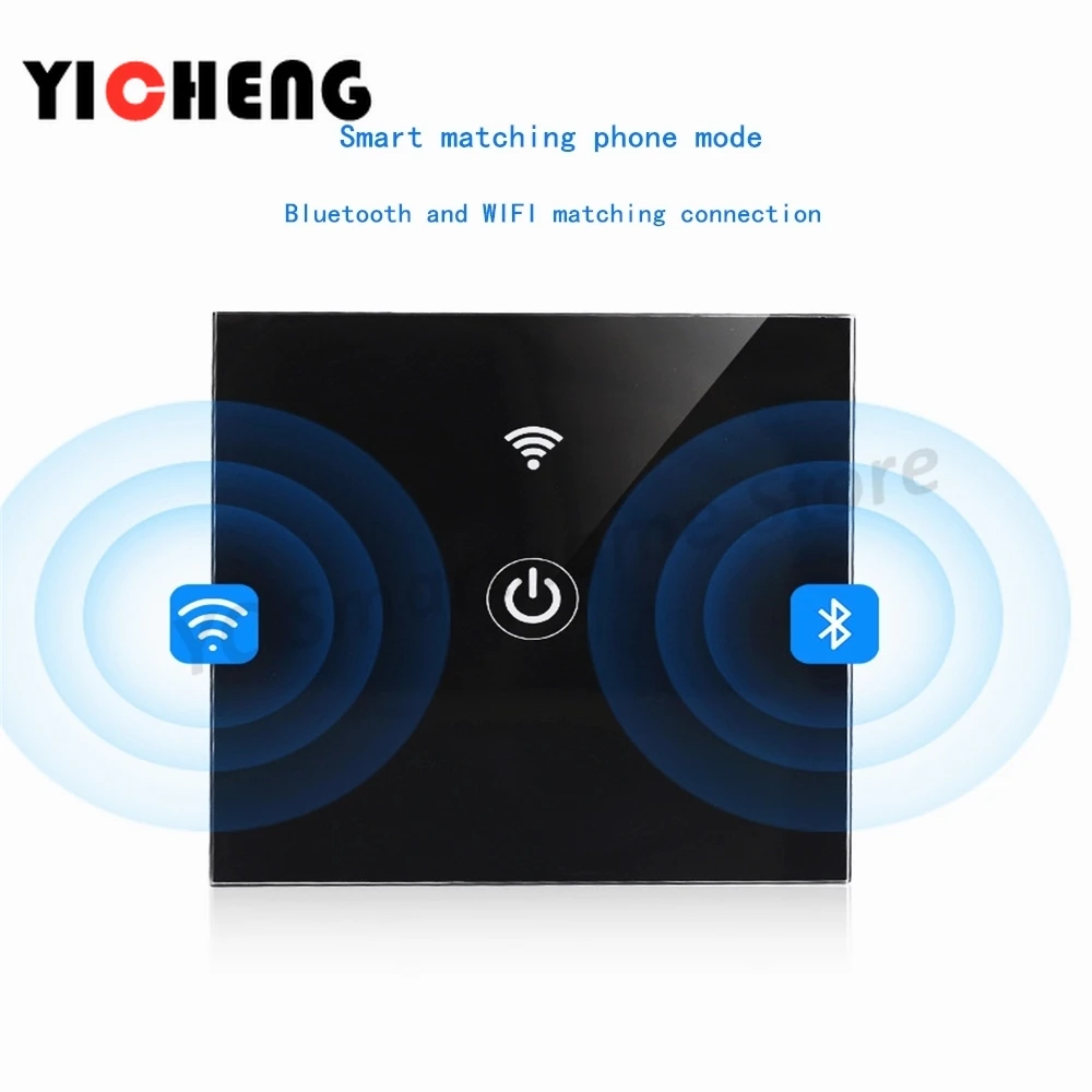 1 шт. новый настенный Wifi смарт-переключатель wifi умный сенсорный переключатель