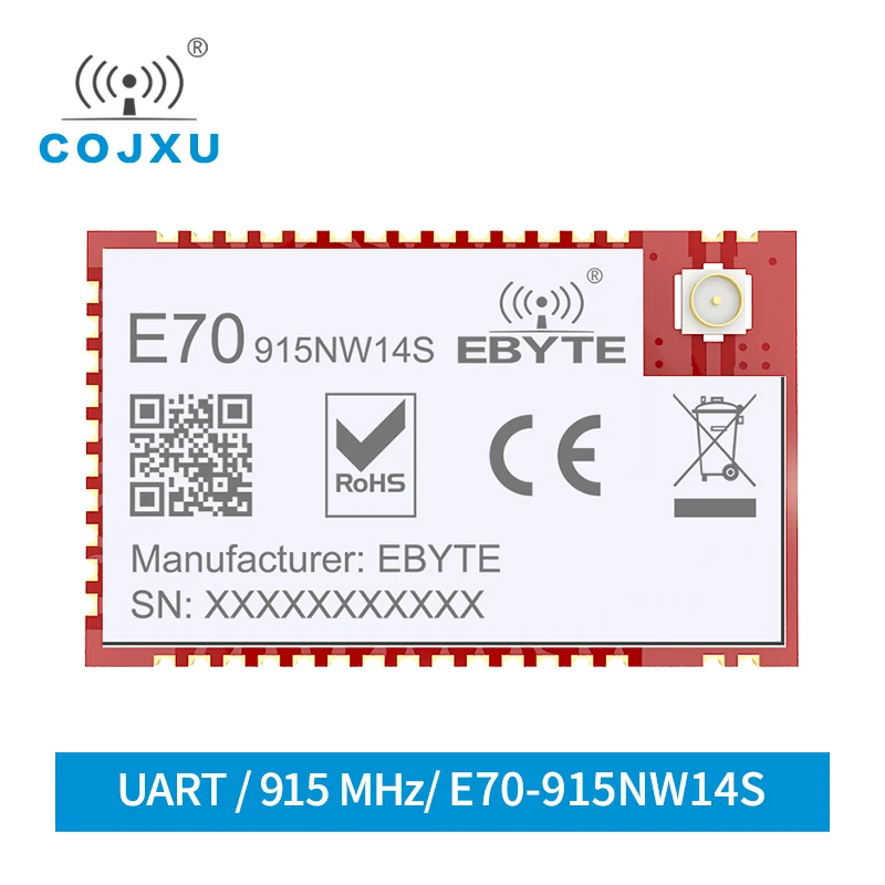 

915Mhz Star Network Module cojxu E70-915NW14S SMD IoT 14dBm Wireless Transceiver 915 mhz IPEX Antenna Transmitter and Receiver