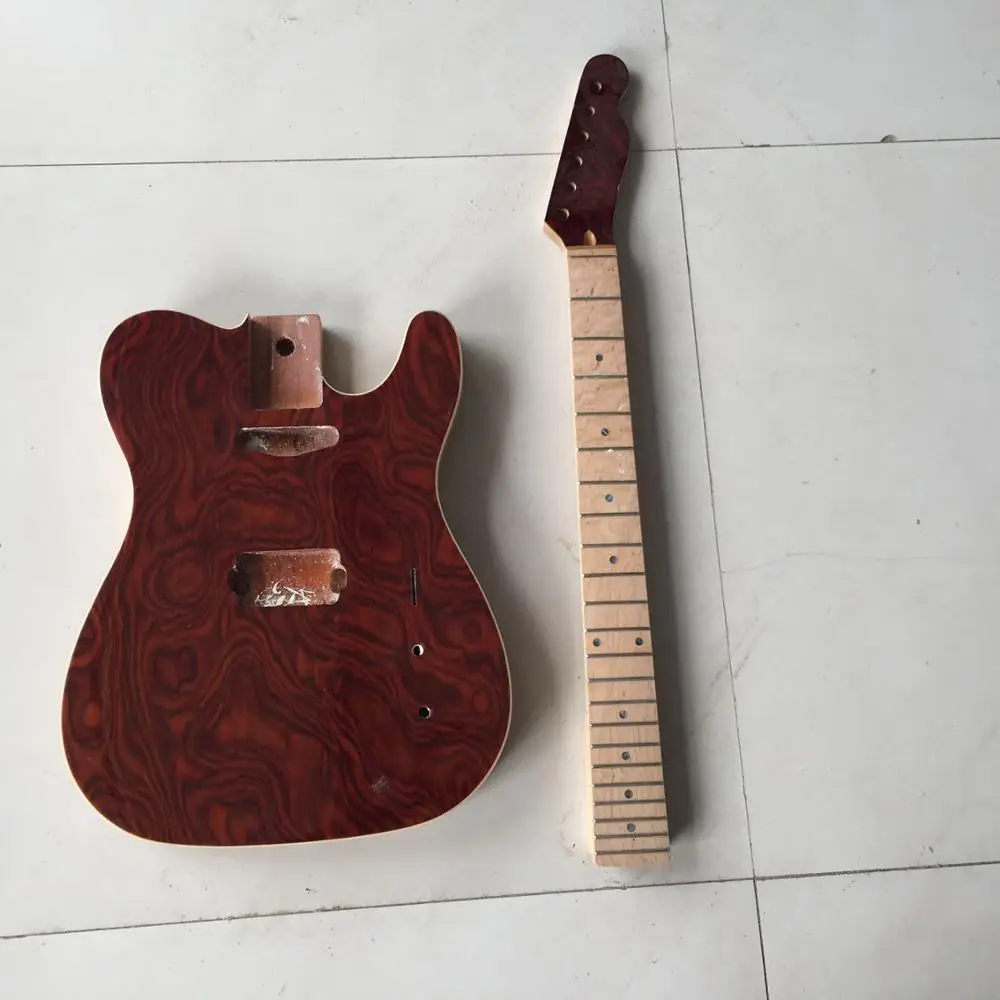 AAAAA шпон Топ tl набор электрических гитар гитара ra боди переплет клен гриф гитары