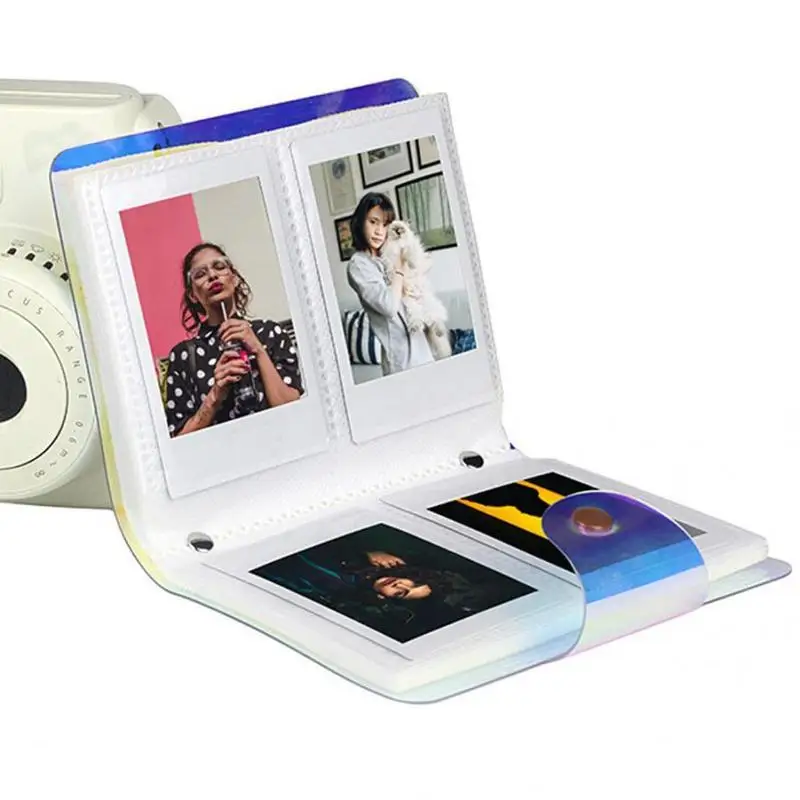 1PCs 20/64 Pocket Multicolor Laser for Stamp Floder Small 3 Inch Transparent Book Photo Album | Дом и сад